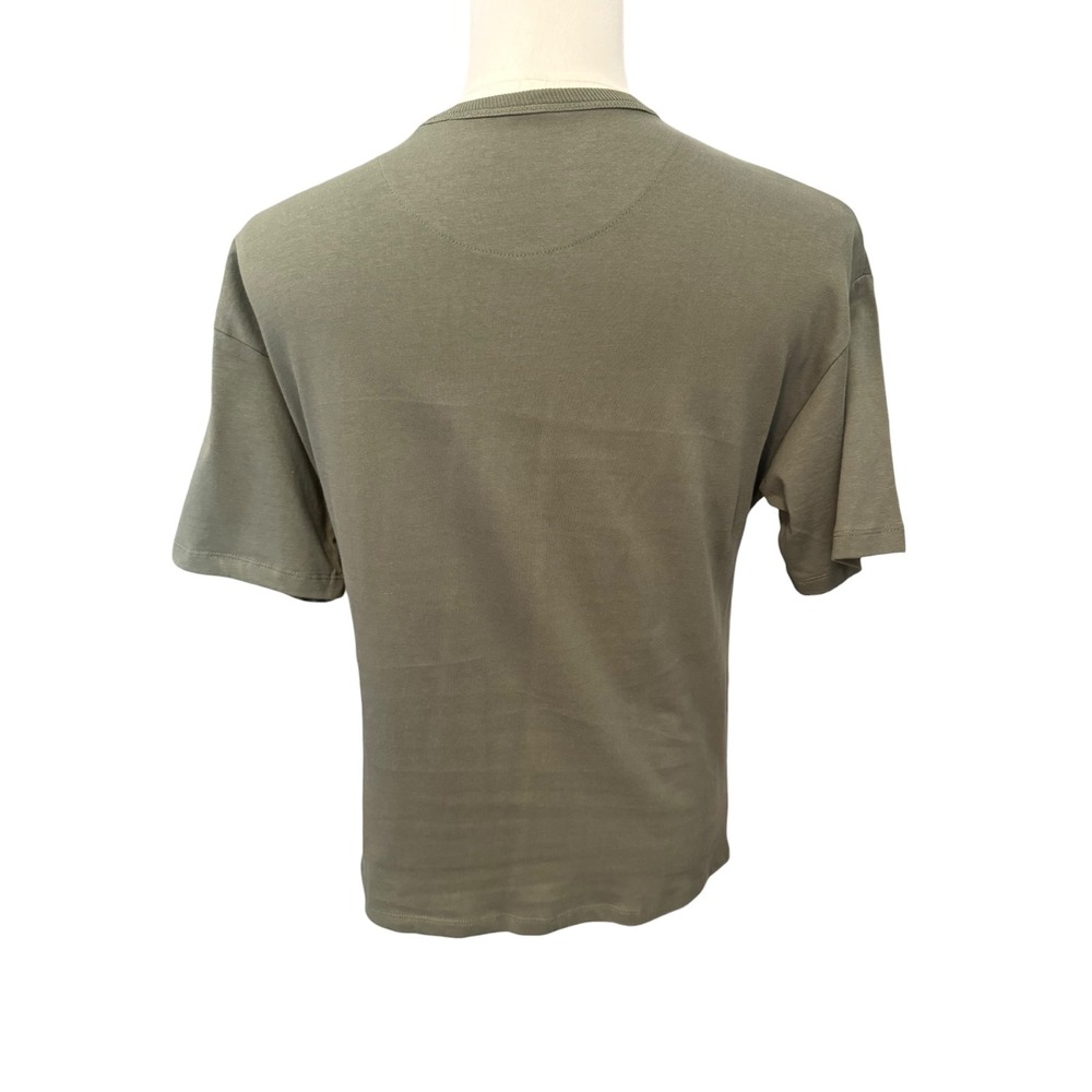 Cactus Boys Olive Green Everyday Smiling 24/7 Graphic Relaxed Fit T-Shirt 11/12 - Picture 3 of 8